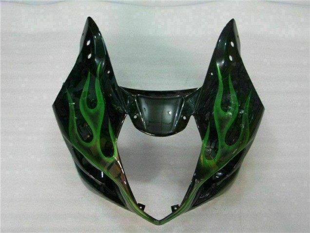 03-04 Green Black GSXR 1000 Motorcycle Fairings