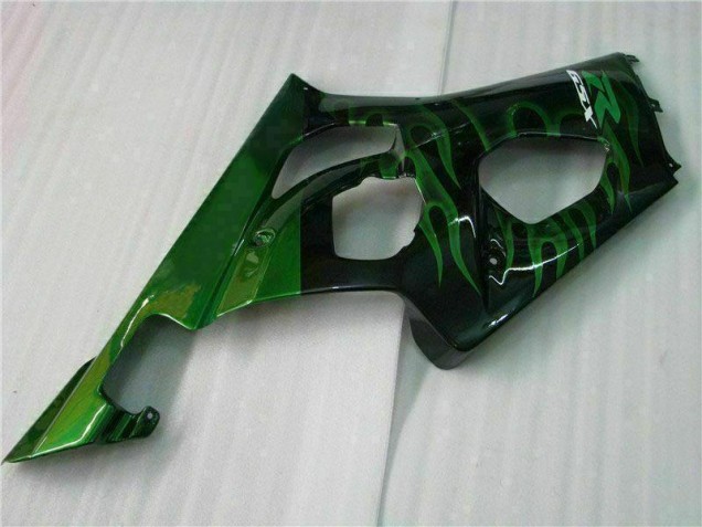 03-04 Green Black GSXR 1000 Motorcycle Fairings