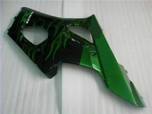 03-04 Green Black GSXR 1000 Motorcycle Fairings