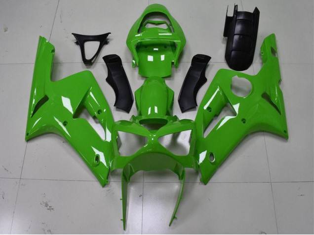 03-04 Green ZX6R Motorcycle Fairing 03-04 Green ZX6R Motorcycle Fairing