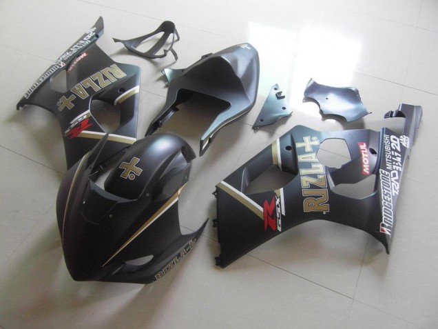 03-04 Matte Black Rizla Race GSXR 1000 Motorcycle Fairings