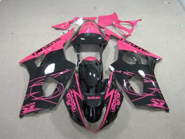 03-04 Pink Black GSXR 1000 Motorcycle Fairings