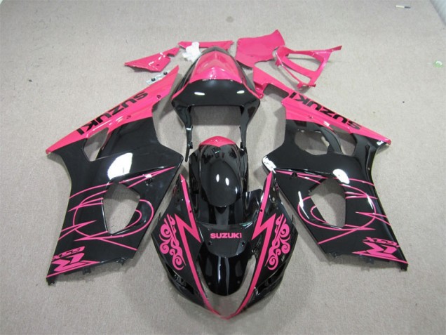 03-04 Pink Black GSXR 1000 Motorcycle Fairings