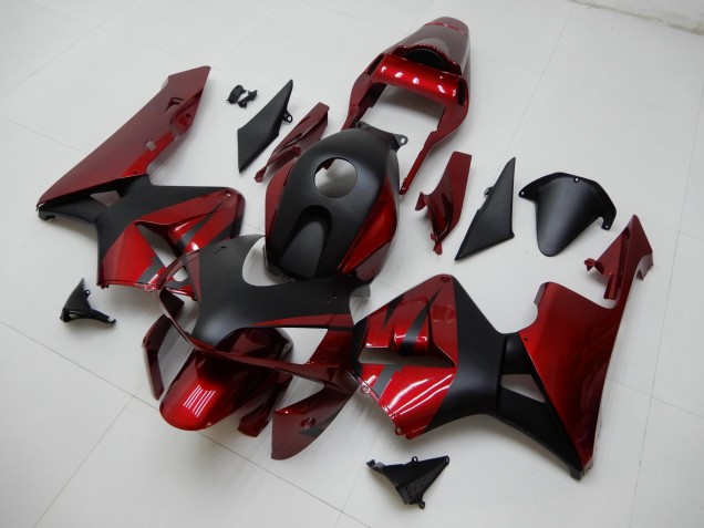 03-04 Red Black CBR600RR Motorcycle Bodywork 03-04 Red Black CBR600RR Motorcycle Bodywork