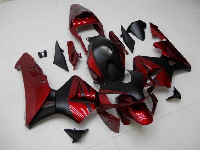 03-04 Red Black CBR600RR Motorcycle Bodywork 03-04 Red Black CBR600RR Motorcycle Bodywork