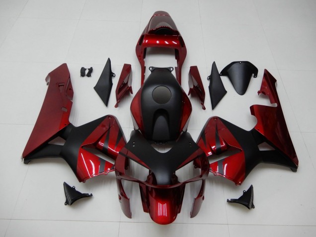 03-04 Red Black CBR600RR Motorcycle Bodywork 03-04 Red Black CBR600RR Motorcycle Bodywork