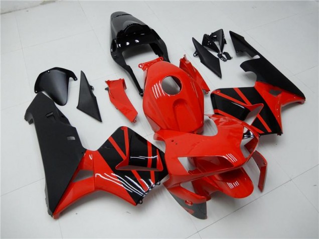 03-04 Red Black CBR600RR Motorcycle Fairings 03-04 Red Black CBR600RR Motorcycle Fairings