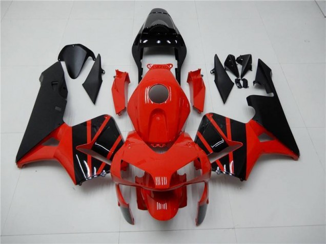 03-04 Red Black CBR600RR Motorcycle Fairings 03-04 Red Black CBR600RR Motorcycle Fairings