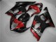 03-04 Red Black GSXR 1000 Motorcycle Fairings