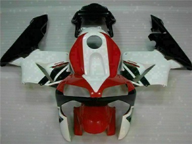 03-04 Red White CBR600RR Motorcycle Fairings