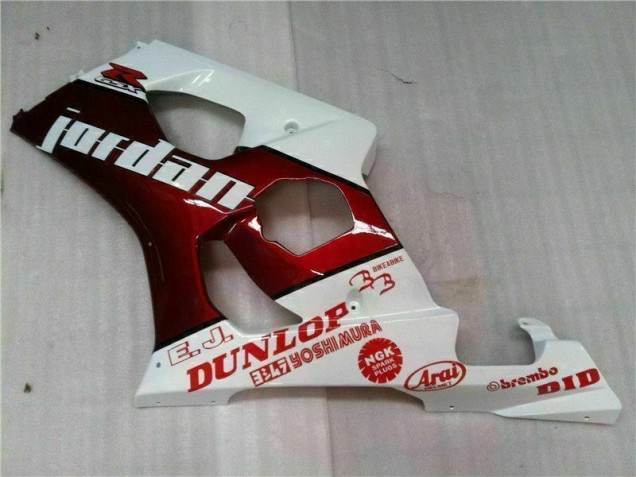 03-04 Red White GSXR 1000 Motorcycle Fairings 03-04 Red White GSXR 1000 Motorcycle Fairings