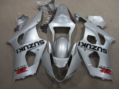 03-04 Silver GSXR 1000 Full Motorcycle Fairing Kits