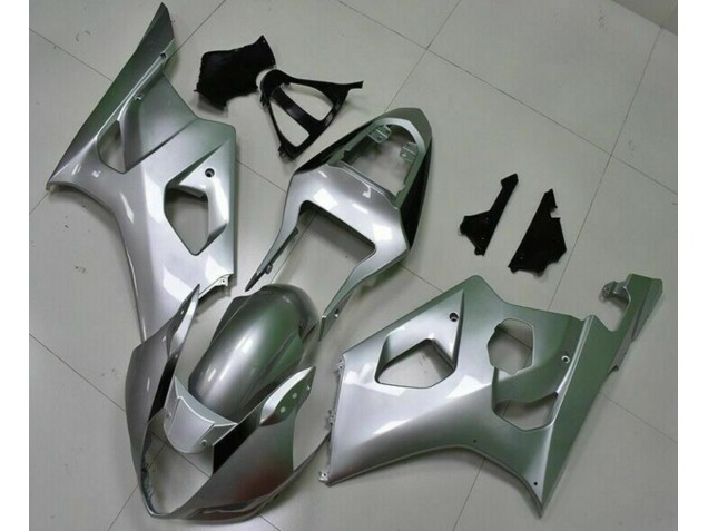 03-04 Silver GSXR 1000 Motorcycle Fairing Kits