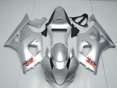 03-04 Silver OEM Style GSXR 1000 Motorcycle Fairings