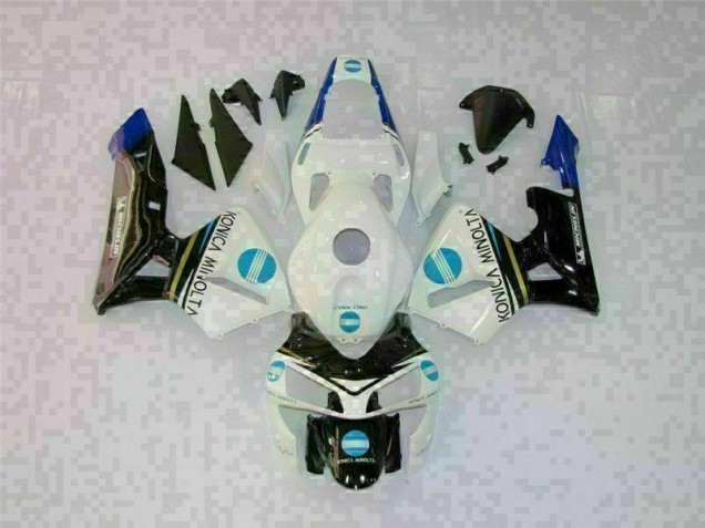 03-04 White Black CBR600RR Motorcycle Bodywork