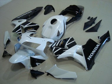 03-04 White Black CBR600RR Motorcycle Fairing