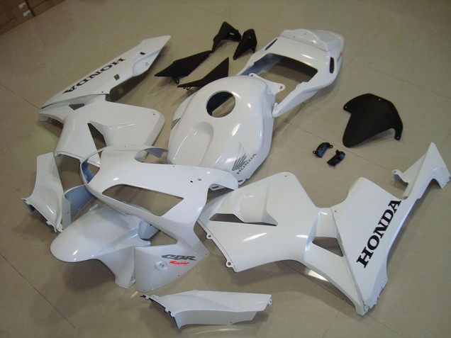 03-04 White Black Decal CBR600RR Motorcycle Fairings 03-04 White Black Decal CBR600RR Motorcycle Fairings