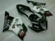03-04 White Black GSXR 1000 Full Motorcycle Fairing Kits