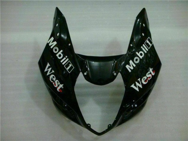 03-04 White Black GSXR 1000 Full Motorcycle Fairing Kits