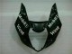 03-04 White Black GSXR 1000 Full Motorcycle Fairing Kits