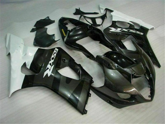 03-04 White Black GSXR 1000 Motorcycle Fairing