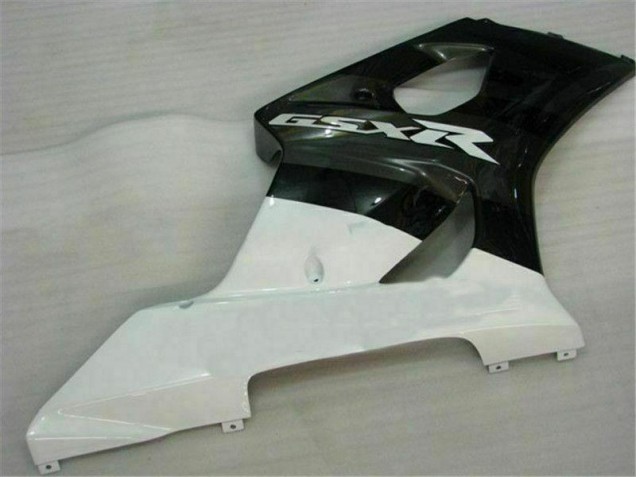 03-04 White Black GSXR 1000 Motorcycle Fairing