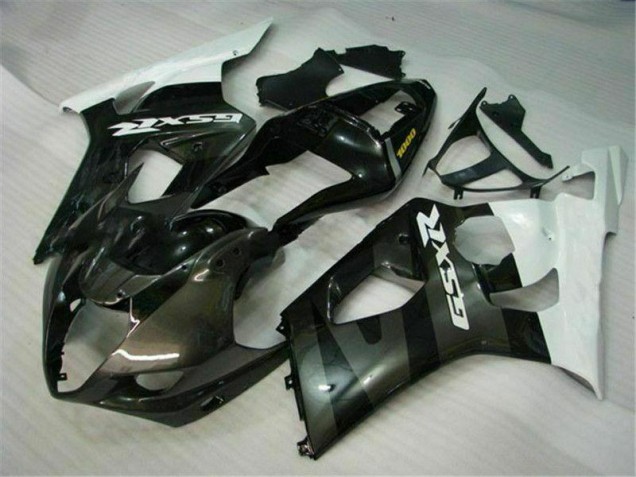03-04 White Black GSXR 1000 Motorcycle Fairing