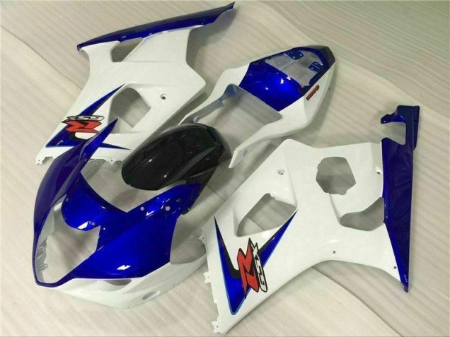 03-04 White Blue GSXR 1000 Motorcycle Fairings