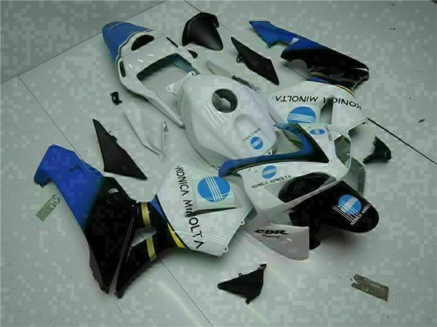 03-04 White CBR600RR Motorcycle Fairing Kits & Plastic