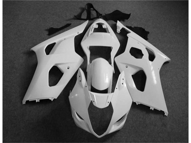 03-04 White GSXR 1000 Motorcycle Fairing Kits