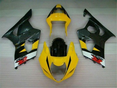 03-04 Yellow Black GSXR 1000 Motorcycle Fairings