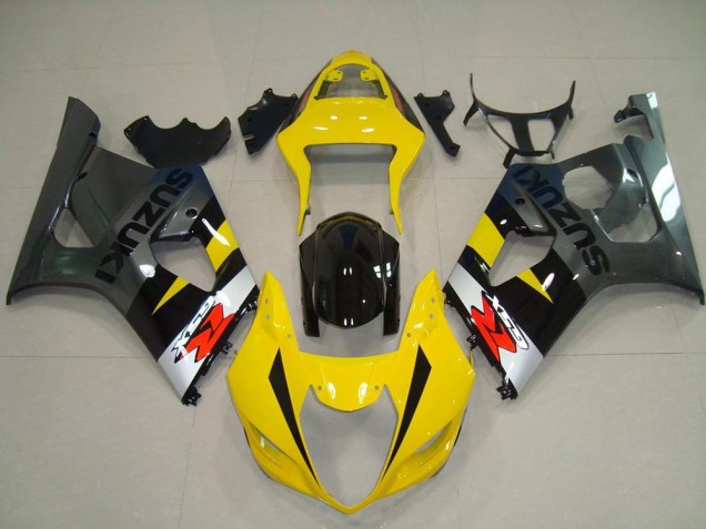 03-04 Yellow Grey GSXR 1000 Motorcycle Fairings