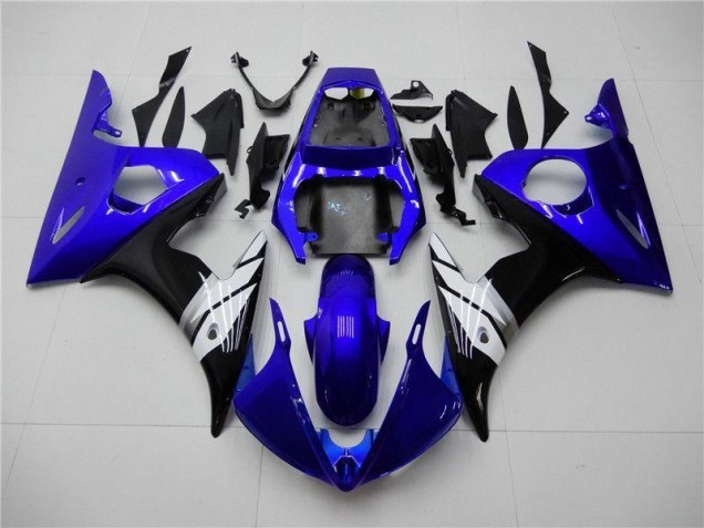 03-05 Blue White Black YZF R6 Motorcycle Fairings 03-05 Blue White Black YZF R6 Motorcycle Fairings