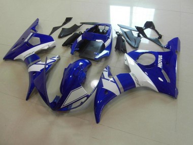 03-05 Blue White YZF R6 Motorcycle Fairing