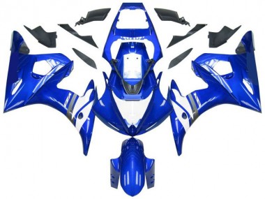 03-05 Blue White YZF R6 Motorcycle Fairings