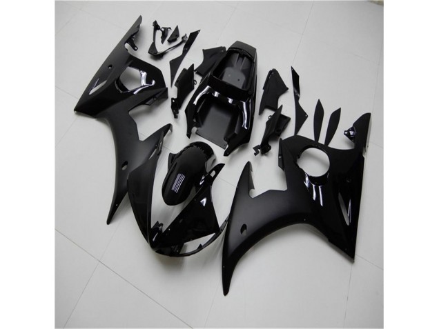 03-05 Glossy Matte Black YZF R6 Motorcycle Fairings