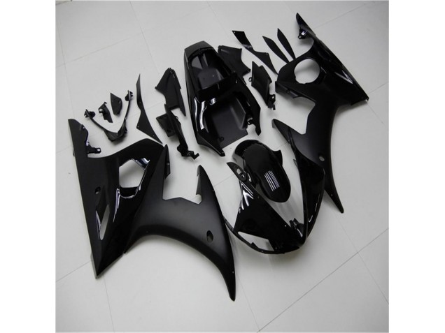 03-05 Glossy Matte Black YZF R6 Motorcycle Fairings