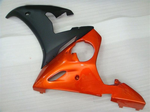 03-05 Orange Black YZF R6 Motorcycle Fairings 03-05 Orange Black YZF R6 Motorcycle Fairings