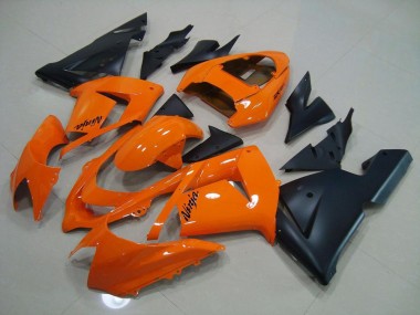 03-05 Orange Matte Black ZX10R Motorcycle Fairings
