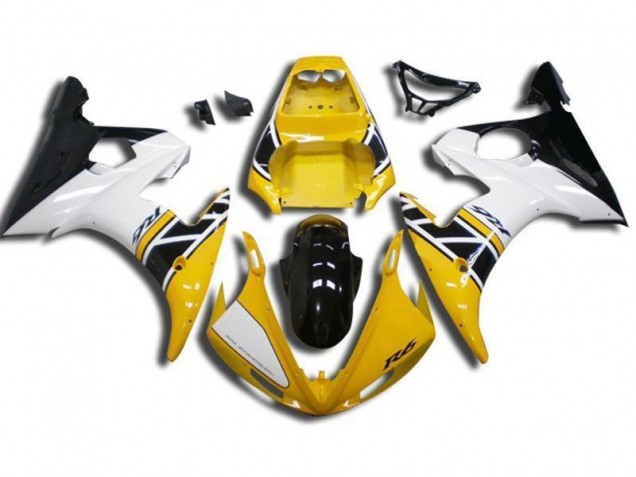 03-05 Yellow YZF R6 Motorcycle Fairings 03-05 Yellow YZF R6 Motorcycle Fairings