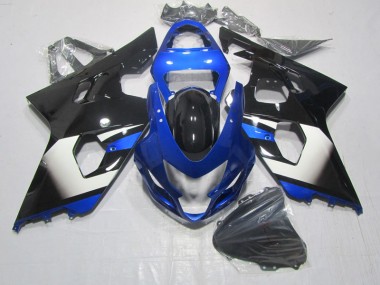 04-05 Black Blue GSXR 600 Motorcycle Fairings