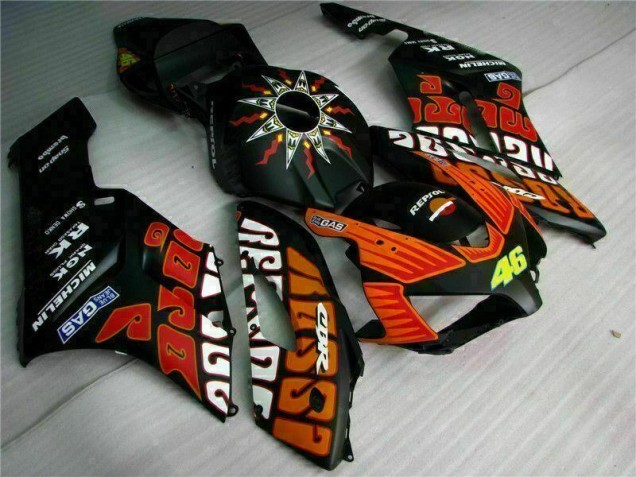 04-05 Black Orange CBR1000RR Motorcycle Fairings 04-05 Black Orange CBR1000RR Motorcycle Fairings