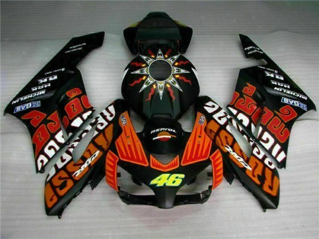 04-05 Black Orange CBR1000RR Motorcycle Fairings 04-05 Black Orange CBR1000RR Motorcycle Fairings