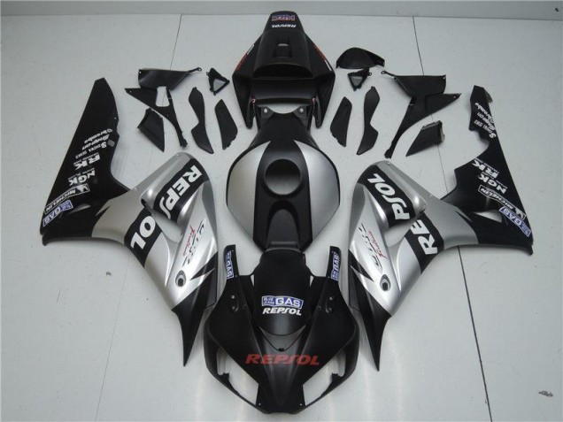 04-05 Black Silver Repsol CBR1000RR Motorcycle Fairings 04-05 Black Silver Repsol CBR1000RR Motorcycle Fairings