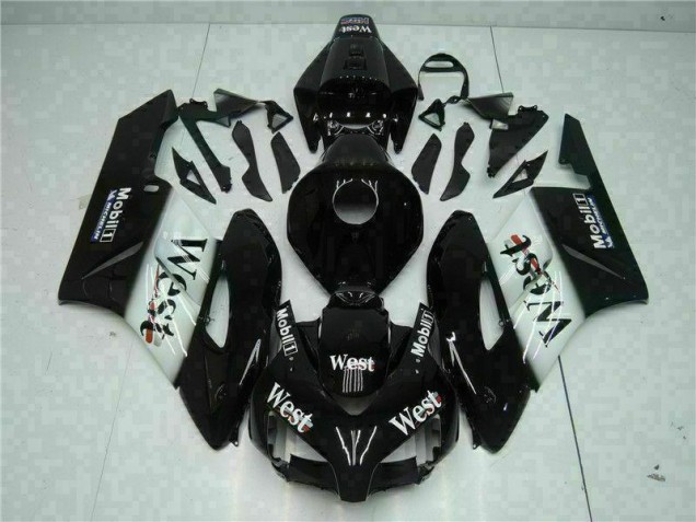 04-05 Black West CBR1000RR Motorcycle Fairings 04-05 Black West CBR1000RR Motorcycle Fairings
