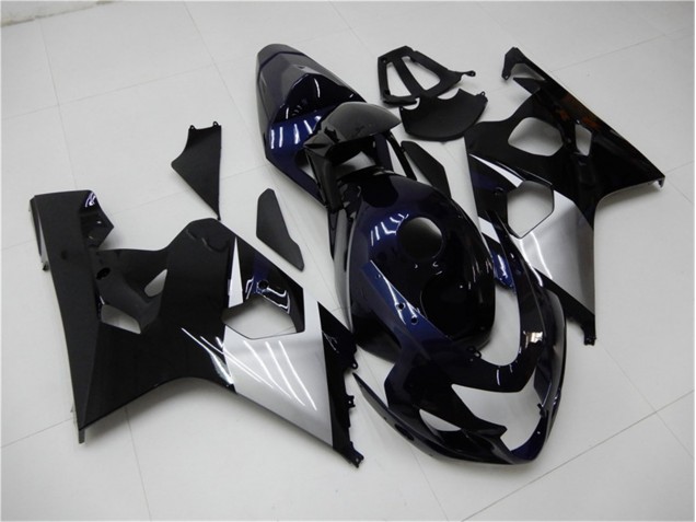 04-05 Blue Silver GSXR 600/750 Motorcycle Fairings