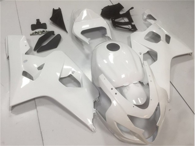 04-05 Glossy White GSXR 600/750 Motorcycle Fairings 04-05 Glossy White GSXR 600/750 Motorcycle Fairings