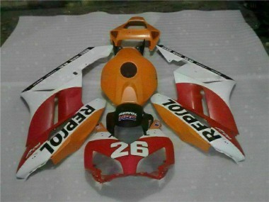 04-05 Orange Red Repsol 26 CBR1000RR Motorcycle Fairings