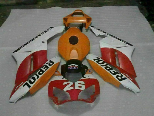 04-05 Orange Red Repsol 26 CBR1000RR Motorcycle Fairings