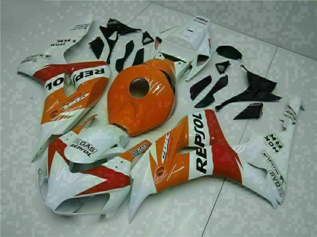 04-05 Orange White Repsol CBR1000RR Motorcycle Fairings 04-05 Orange White Repsol CBR1000RR Motorcycle Fairings